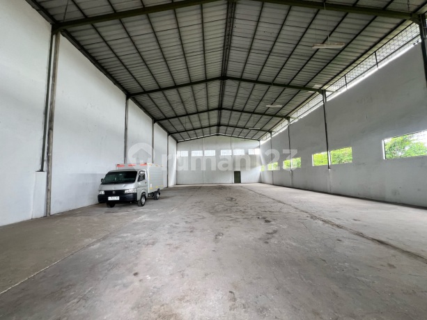 Gudang Bagus di Pergudangan Hero Teluk Naga di Salembaran Bagus dan Siap Pakai Akses Kontainer 40 Feet Izin Industri