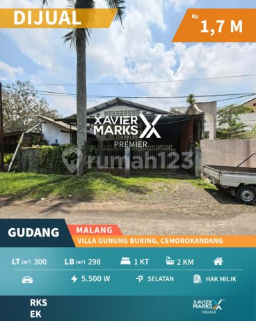 Gudang Selangkah ke Exit Tol di Villa Gunung Buring Malang