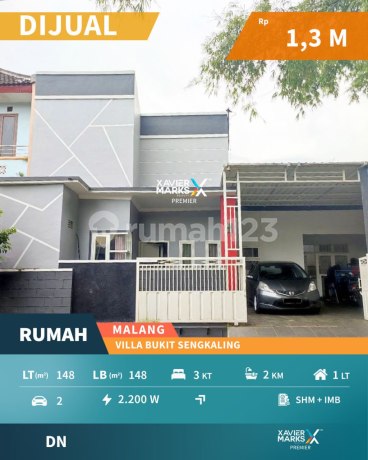 Rumah Hook Minimalis di Villa Bukit Sengkaling Malang Rumah Hook Minimalis di Villa Bukit Sengkaling Malang