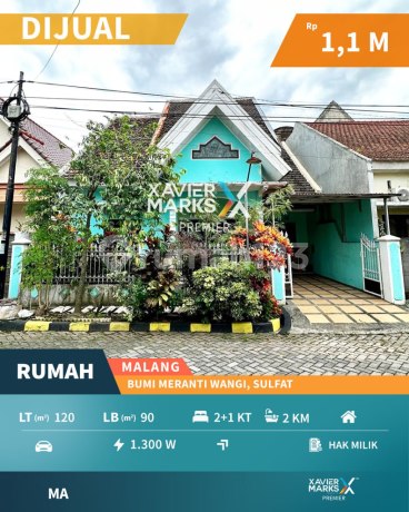 Rumah Murah Lingkungan Aman di Bumi Meranti Wangi Malang