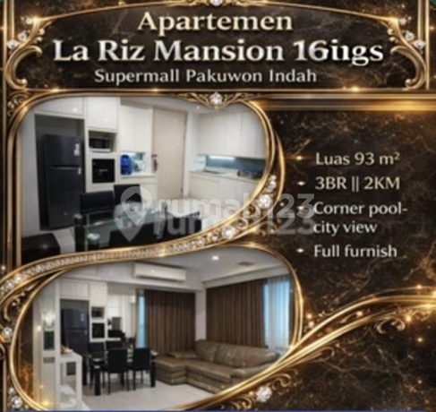 Apartemen Mewah La Riz Mansion Pakuwon Mall Pakuwon Indah Graha Apartemen Mewah La Riz Mansion Pakuwon Mall Pakuwon Indah Graha