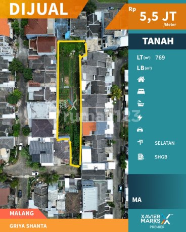 Tanah Kavling Harga Miring di Pusat Kota Malang