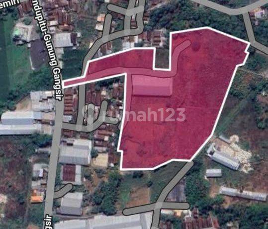 MURAH POLL, TANAH & GUDANG INDUSTRI NOL JALAN RAYA GUNUNG GANGSIR