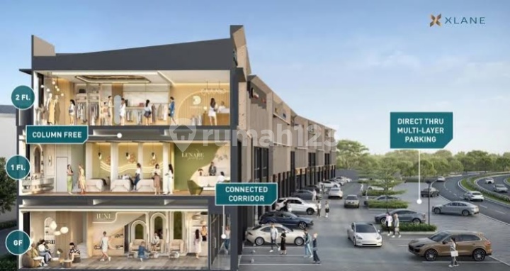 Asterra Bsd 4.5X12, Studio Loft 6X13 Samping Pom Bensin Bp