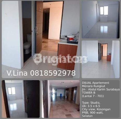 BANTING HARGA MURAH, APARTEMEN STUDIO MENARA RUNGKUT KOSONGAN BANTING HARGA MURAH, APARTEMEN STUDIO MENARA RUNGKUT KOSONGAN