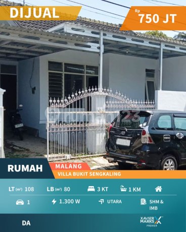 h003 Rumah Siap Huni 700 Juta-an Di Villa Bukit Sengkaling