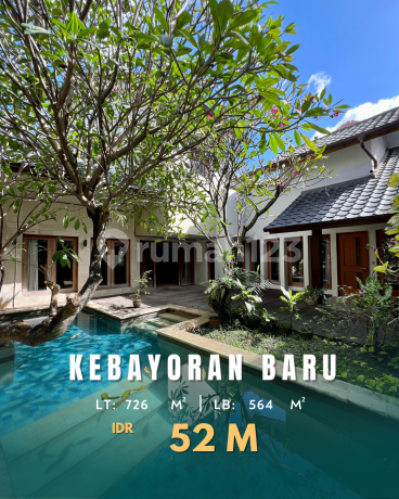 RUMAH MEWAH DHARMAWANGSA NUANSA VILLA KEBAYORAN BARU