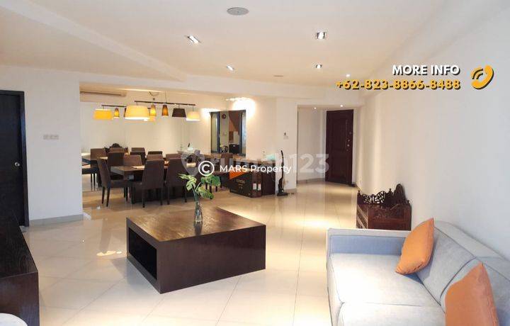 FOR SALE SUPER MURAH KONDOMINIUM TAMAN ANGGREK 3+1 BEDROOM FURNISHED 