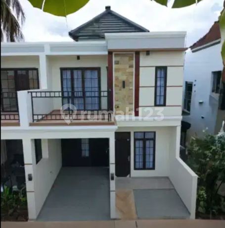 Rumah 2 Lantai Siap Huni Gaya Bali  Deket Tol Cibubur/Lrt Harjamukti