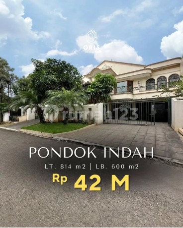Pondok Indah Modern Classic House Dalam Komplek Lokasi Strategis 