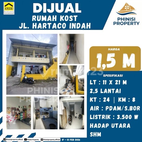 Jual.rumah.kos.jl. Hartaco Indah Jual.rumah.kos.jl. Hartaco Indah
