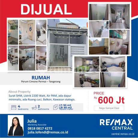 Dijual Rumah Diperumahan Cimone Permai Jalan Delta Tangerang Dijual Rumah Diperumahan Cimone Permai Jalan Delta Tangerang