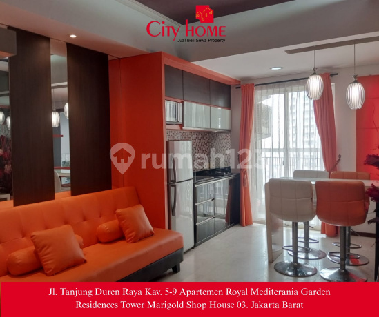 Sewa Apartemen 2+1Br Furnished di Royal Mediterania Garden Residences Sewa Apartemen 2+1Br Furnished di Royal Mediterania Garden Residences