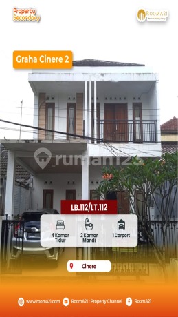 Rumah Dijual Graha Cinere 2, Limo, Depok. Nego!