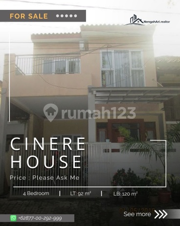 Rumah di Graha Cinere Limo Depok, Dekat Akses Tol dan Sekolah