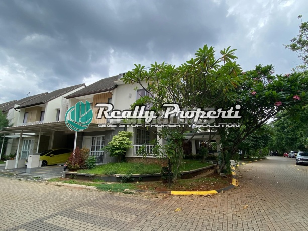 Rumah Hook Asri 2 Lt Semi Furnished Perumahan Bambu Apus Jakarta