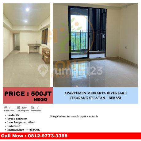 Dijual Apartemen Meikarta Riverlake, Meikarta District 1, Cibatu, Cikarang Selatan, Bekasi Dijual Apartemen Meikarta Riverlake, Meikarta District 1, Cibatu, Cikarang Selatan, Bekasi