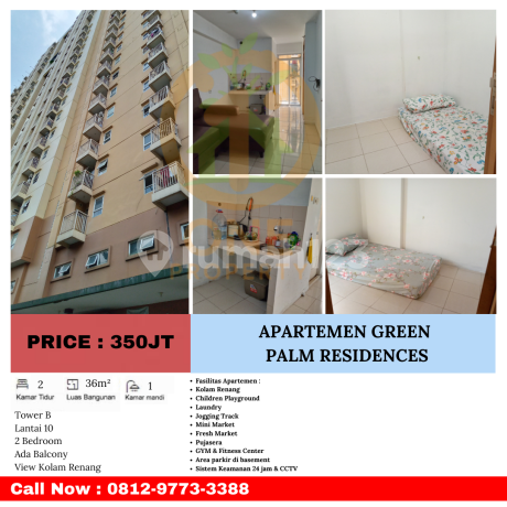 Turun Harga!! Apartemen Green Palm Residences, Duri Kosambi - Jakarta Barat Turun Harga!! Apartemen Green Palm Residences, Duri Kosambi - Jakarta Barat