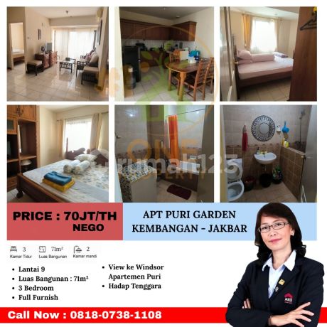 Disewakan Apartemen Puri Garden, Kembangan - Jakarta Barat Disewakan Apartemen Puri Garden, Kembangan - Jakarta Barat