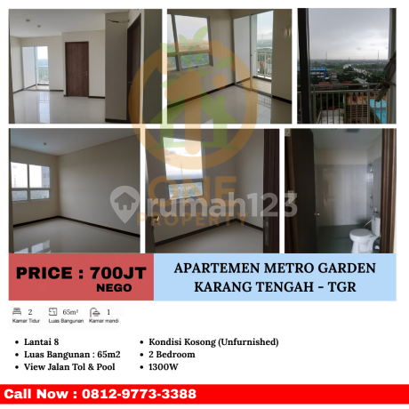 Turun Harga!! Apartemen Metro Garden, Parung Jaya, Karang Tengah - Tangerang