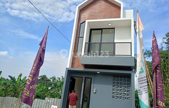 Rumah 2 Lantai Siap Huni 7 Menit Stasiun Depok Dp 0 Free Biaya2