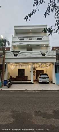 Rumah 3 Lantai Renovasi 2024 Depan Taman Cluster Aralia Harapan Indah Bekasi