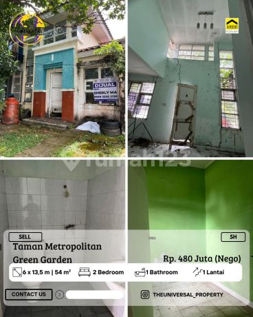 Dijual Rmh Tinggal 1Lt Taman Metropolitan Green Garden 480Jt Sh Dijual Rmh Tinggal 1Lt Taman Metropolitan Green Garden 480Jt Sh