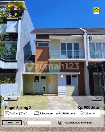 Dijual Rumah 2Lantai Royal Spring 2 Siap Huni Strategis Nego Dijual Rumah 2Lantai Royal Spring 2 Siap Huni Strategis Nego