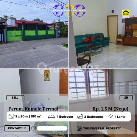 Dijual Rumah 1LT Perum Kumala Permai Siap Huni Strategis Nego Dijual Rumah 1LT Perum Kumala Permai Siap Huni Strategis Nego
