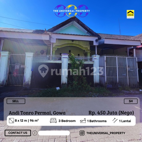 Dijual Rumah Minimalis 1LT Andi Tonro Permai Gowa Harga Nego Dijual Rumah Minimalis 1LT Andi Tonro Permai Gowa Harga Nego