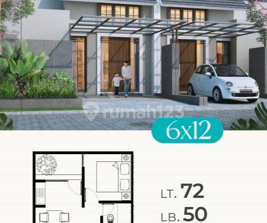 Cukup 1 Juta Bisa Langsung Punya Rumah di Grianan Agung Type Tulip 