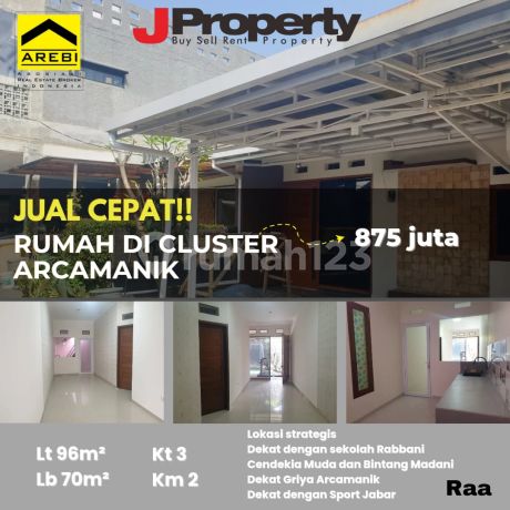 Jual Rumah Arcamanik Endah 800 Jt An Bagus Dalam Cluster