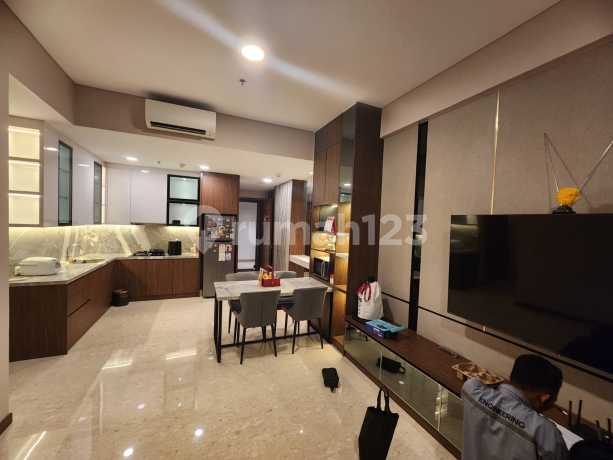 Jual Cepat Apartemen 2 Kamar Tidur Furnished Bagus Marigold Navapark Bsd
