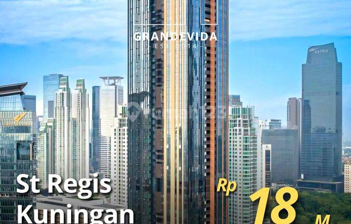 Kuningan For Sale Apartment The Residence At St Regis, City View, 3 Br Type Low Zone