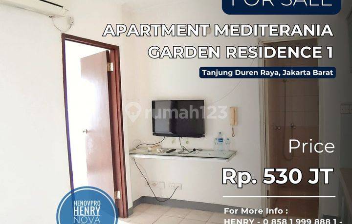 Mediterania 1 Apartment Unit 1BR Harga Terbaik Jarang Ada