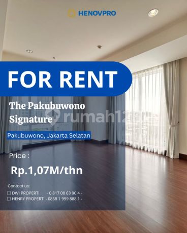 For Rent Pakubuwono Signature 4BR + 1 Study Luxury Unit Mid Floor For Rent Pakubuwono Signature 4BR + 1 Study Luxury Unit Mid Floor