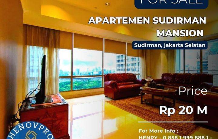 TURUN HARGA Sudirman Mansion Unit 4BR + 1 Study Room Furnish 