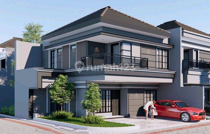 Dijual Rumah Baru 2 Lt Di Sutorejo Selatan - Surabaya Timur