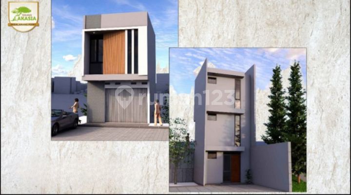 Ruko 3 Lantai Tipe 105 Lokasi Strategis Taman Akasia Padalarang