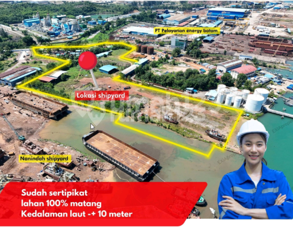 Tanah Shipyard 7 Hektar Lokasi Terbaik Di Uncang Batam