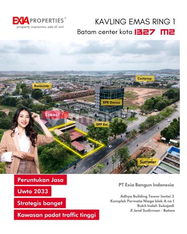 Gedung Usaha 250 M2 Tanah 1300 M2 Ring 1 Batam Centre Dekat Mall