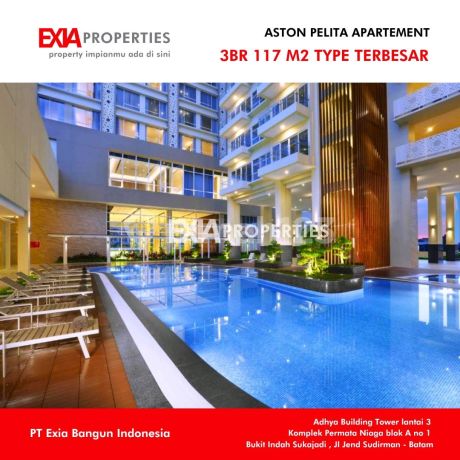 Aapartement 3br 117 M2 Lokasi Emas Aston Pelita