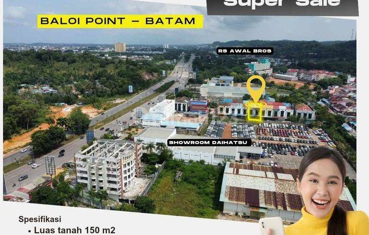 2 Unit ruko 3 Lantai Seharga Ruko 2 Lantai Baloi Point