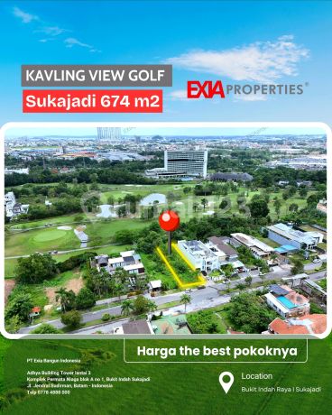 Boulevard Sukajadi View Golf Plot 674 M2 Best Price Boulevard Sukajadi View Golf Plot 674 M2 Best Price