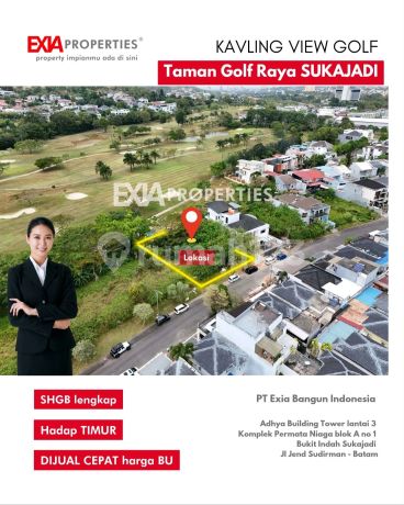 Kavling View Golf 564 M2 Taman Golf Sukajadi Harga Bu Terbaik