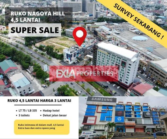 Ruko 4.5 Lantai Nagoyahill Mall Dekat Jalan Besar Terbaik Ruko 4.5 Lantai Nagoyahill Mall Dekat Jalan Besar Terbaik