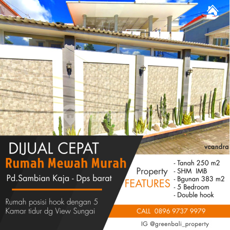 Rumah Bagus SHM di Jalan Swamandala Denpasar [kebo Iwa Utara], Denpasar