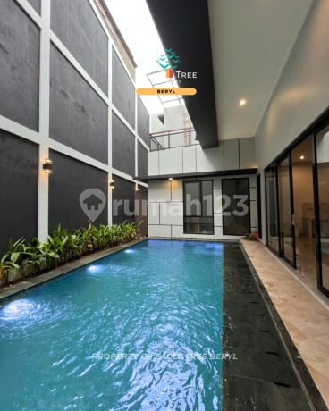 Rumah Mewah Minimalis 2 Lantai Kolam Renang Sektor 9 Bintaro Jaya
