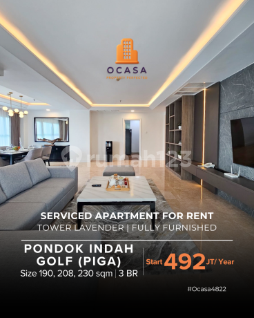 Apartemen Pondok Indah Golf Tower Lavender 3 Bedroom Full Furnish