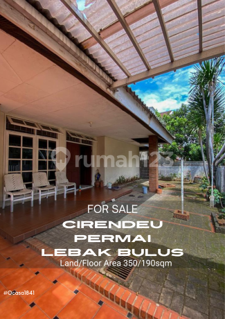 Rumah murah lokasi strategis di cirendeu permai lebak bulus